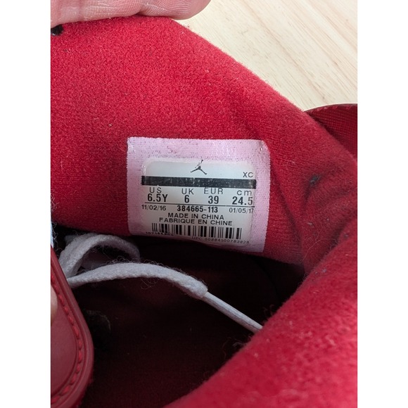 Air Jordan 6 Retro Alternate Hare Size 6.5Y Youth Womens Sz 8 White Red Sneakers - Picture 12 of 14